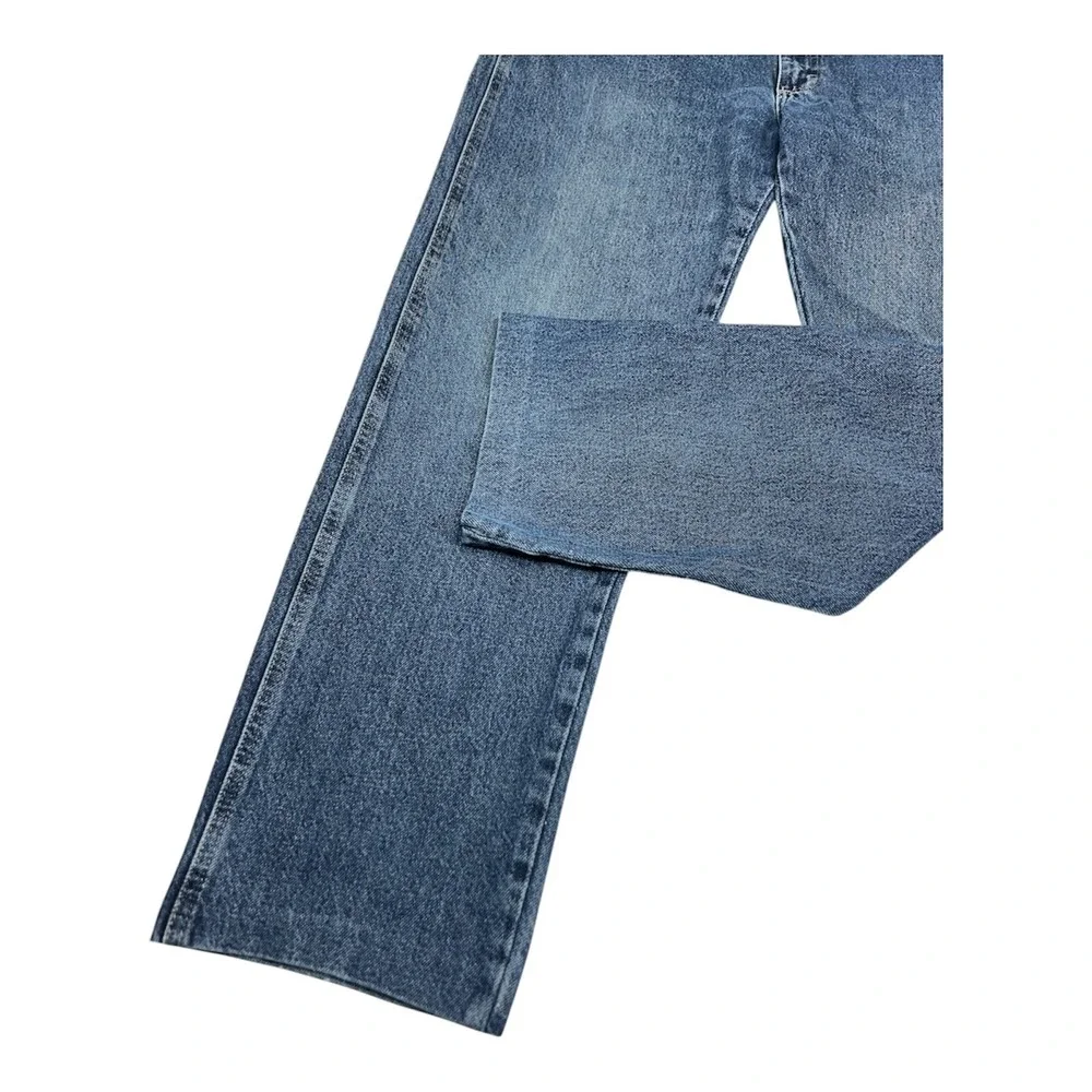 Wrangler Jeans Mens 36x32 Blue Excellent Straight Leg Denim 965TMR‎